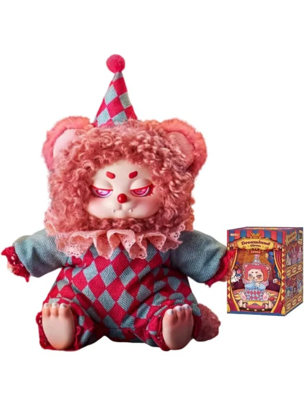 Kawaii Plush Doll Blind Box - Circus Series Stuffed Mystery Toy for Girls, Gift